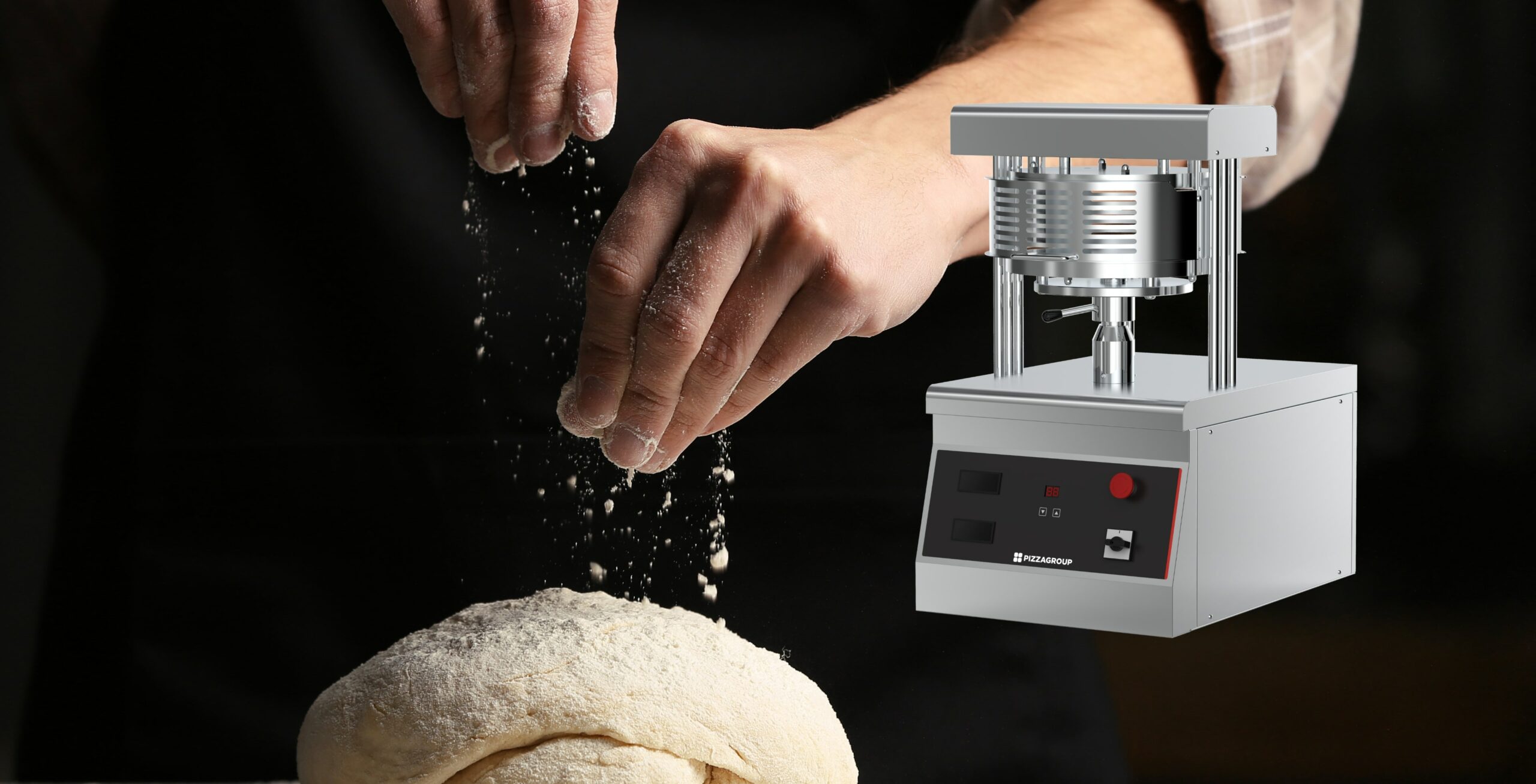 Formatrice professionale per impasto pizza - Professional pizza dough former machine - Pizzagroup