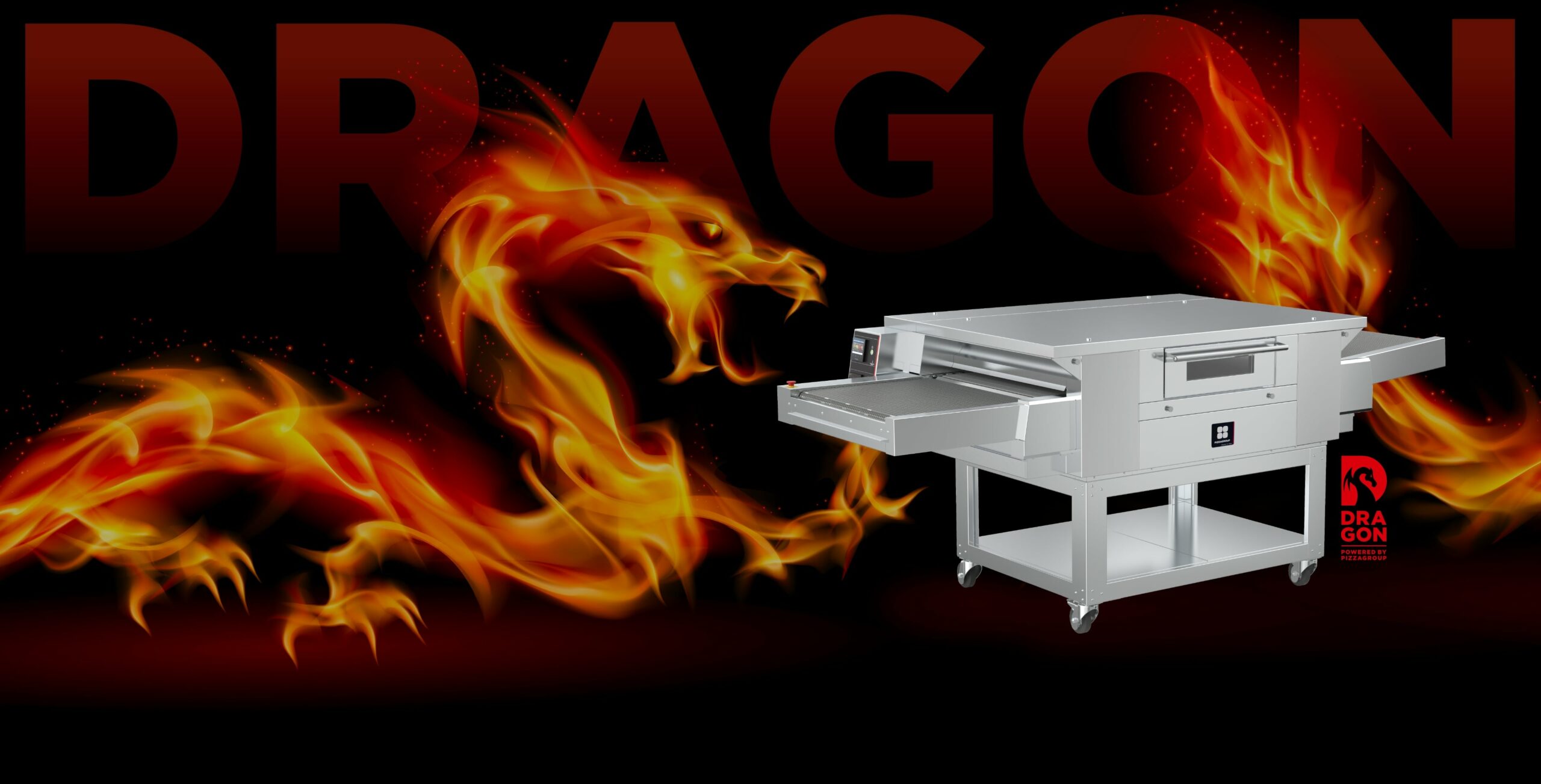 Forno a tunnel Dragon elettrico ad alta produzione - High-capacity electric Dragon tunnel oven - Pizzagroup